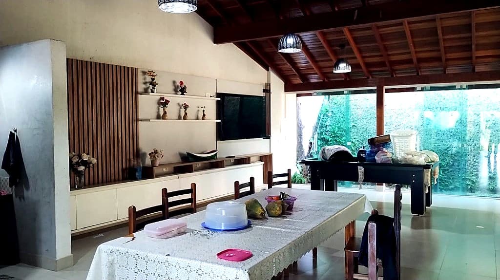 Sala de estar e jantar da residência principal